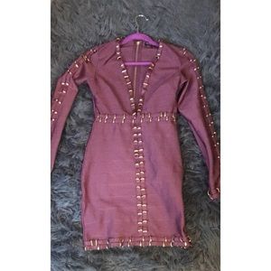 Mauve Bandage Dress